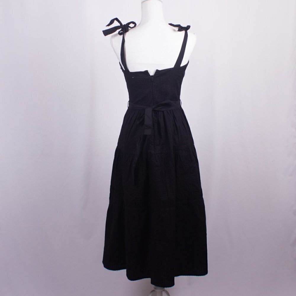NWT TOPSHOP Tiered Fit & Flare Dress Size 4 - Picture 3 of 4
